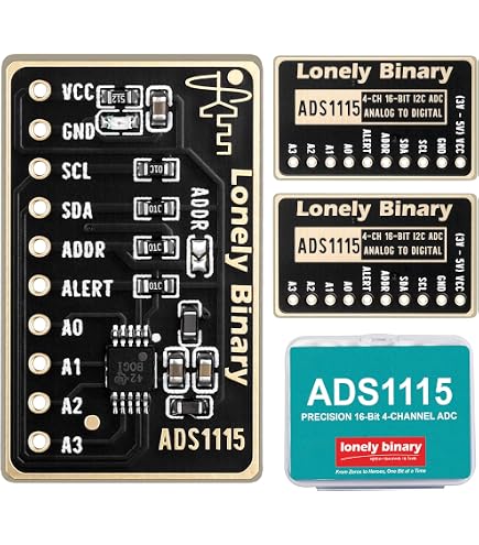 Reland Sung AD7606 8-Channel 16-Bit ADC Module, I2C Interface
